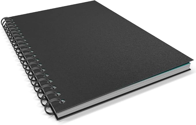 Binditek 50 Pack 16 Mil Sand-Textured Polycover - Plastic Binding Cover for Letter Size - Business Reports and Proposals - Lightly Sanded Finish - Square Corners, Un-Punched, Black