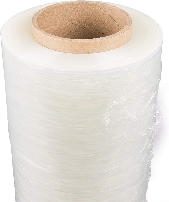16 Rolls 18" x 1500 Ft Stretch Wrap Heavy Duty, Industrial Strength Shrink Wrap, 55 Gauge High Performance Stretch Film Replaces 80 Gauge Low Films, Clear Hand Stretch Wrap