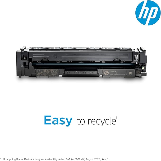 HP 210A Yellow Toner Cartridge | Works Color Laserjet Pro 4201, Color Laserjet Pro MFP 4301 Series | W2102A
