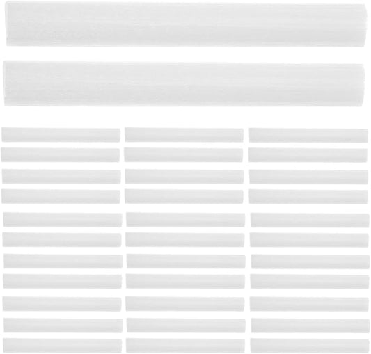 EXCEART 200 Pcs Marker Cotton Core Markers Marker Diy Refills Marking Pen Refill Multifunctional Paint Pen Refills Universal Paint Pen Refills White Pvc Eyeliner Student Filling