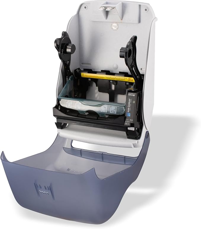 San Jamar Classic Element Paper Towel Dispenser Fits All Core Sizes with Lever for Bathroom, Kitchens, and Restaurants, Plastic, 8.5 x 12.5 x 12.75 Inches, Arctic Blue