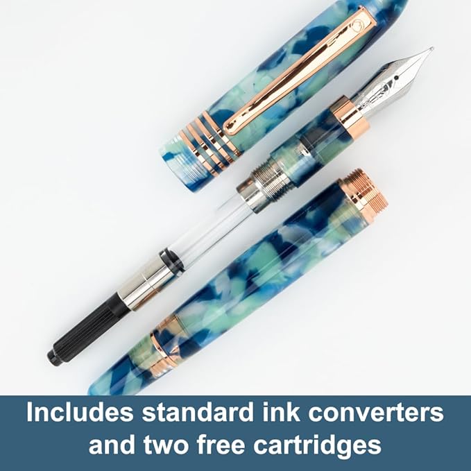 Monteverde Blue Mountain Fountain Pen - F