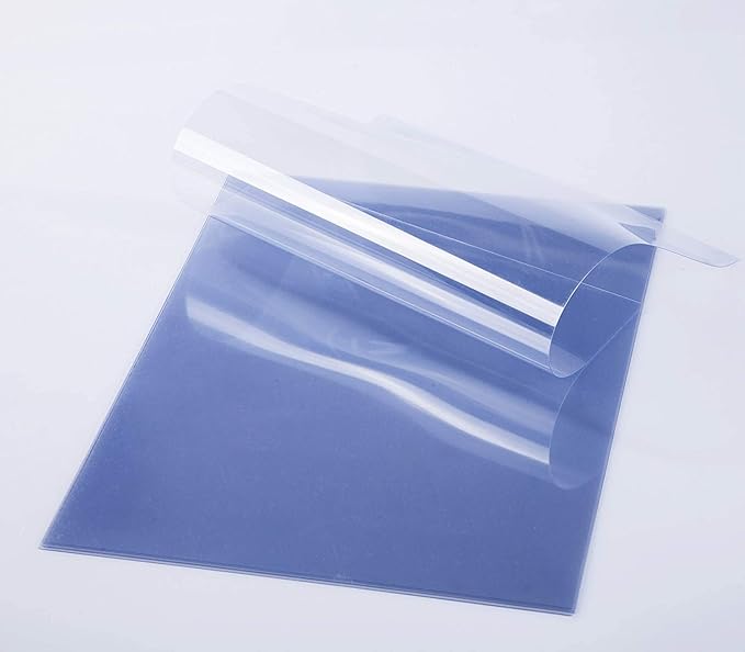 BNC 6 Mil 8-1/2 x 11 Inches, Letter Size PVC Binding Covers - Pack of 100, Clear