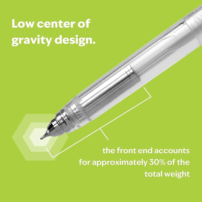 Pens Fine Point Smooth Writing Pens, 0.5mm Black Gel Ink pen, Quick-Dry Retractable with Silicone Grip, 4 Pcs - Morandi Colors for Office, School Supplies & Journaling (6 pcs Colorful)