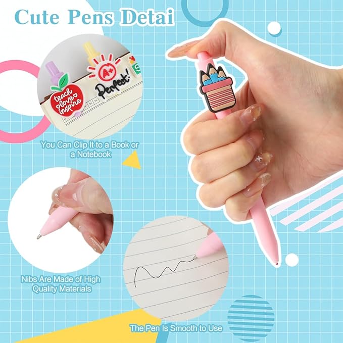 Teacher Gifts,Teacher Pens,Appreciation Gifts for Science Dance Prek Teachers,Halloween Thanksgiving Christmas Funny Pens for Teachers Retirement,End of Year Present