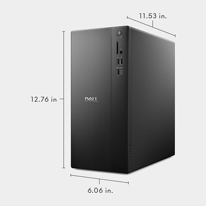 Dell 2025 ECT1250 Business Desktop - Intel Ultra 9-285K, (24 Core Processor 24 Threads), 16GB DDR5 Memory, 512GB PCIe SSD, Ultra-Quiet Design, Dual 4K Monitor Support, Keyboard and Mouse, Windows 11