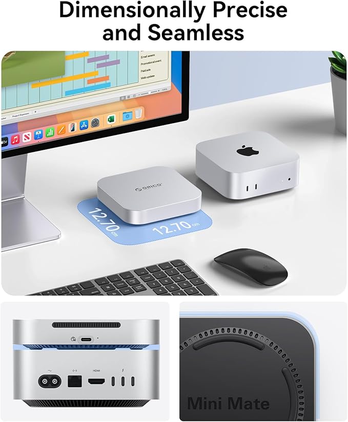ORICO MiniMate Pro 1TB External SSD Compatibility with Mac mini M4, 40Gbps High Speed Trasmission, Portable Solid State Drive, M4Pro