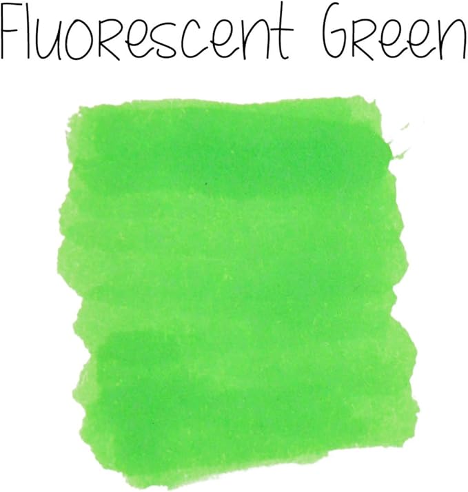 Thornton's Luxury Goods Premium Fountain Pen Ink Bottle 30ml | Smooth Effortless Flawless Writing | Suitable for All Brand and Calligraphy Pens | Office Supplies (Highlighting Green)