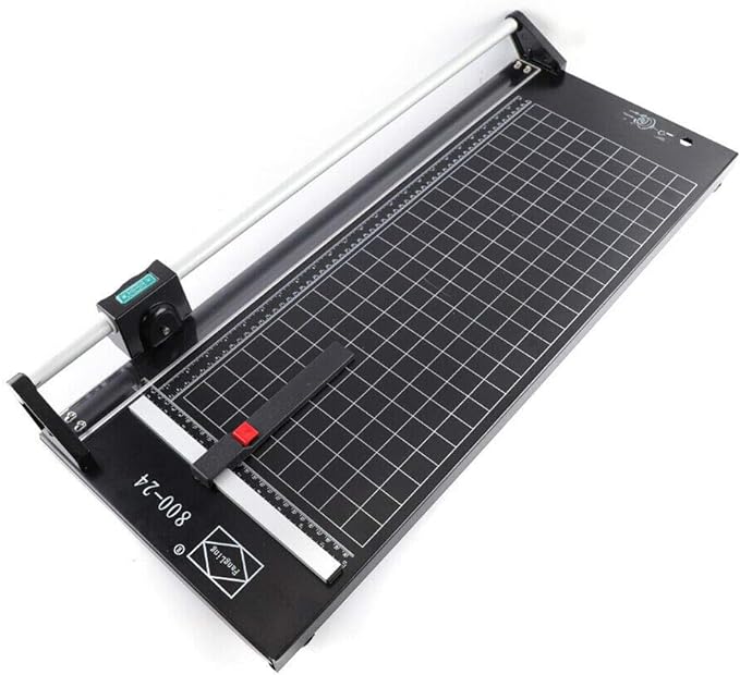 14-48Inch Hob Precision Rolling Cutter Rotary Photo Paper Rolling Cutter Trimmer Sharp Blade (24inch)