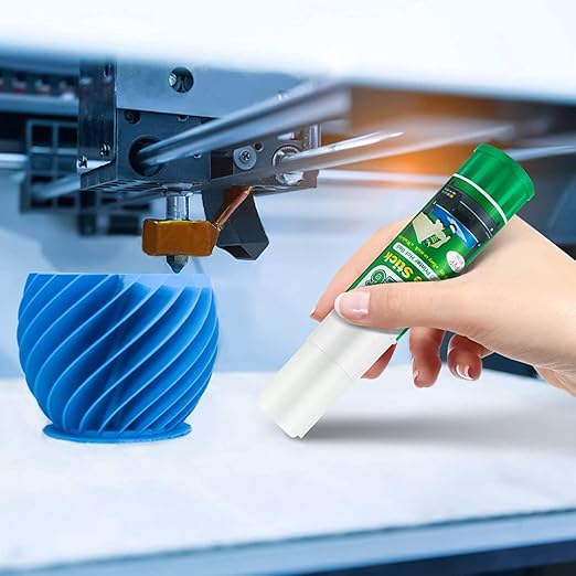 Geeetech 3 Pieces 3D Printer Glue Sticks 36 Gram Each PVP Solid Glue Stick for 3D Printer Hot Bed, Water-Soluble Glue Stick, Quick Dry, Easy to Stick and Washable