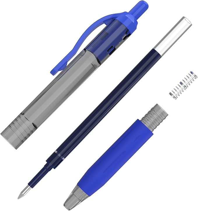 EYEYE G-103 Retractable Gel Pens 0.5mm, 25 Pack 0.5 mm Blue Ink Extra Fine Point Ballpoint Pen Quick Drying, Pen Fine Point Smooth Writing Pens for for Office School Supplies