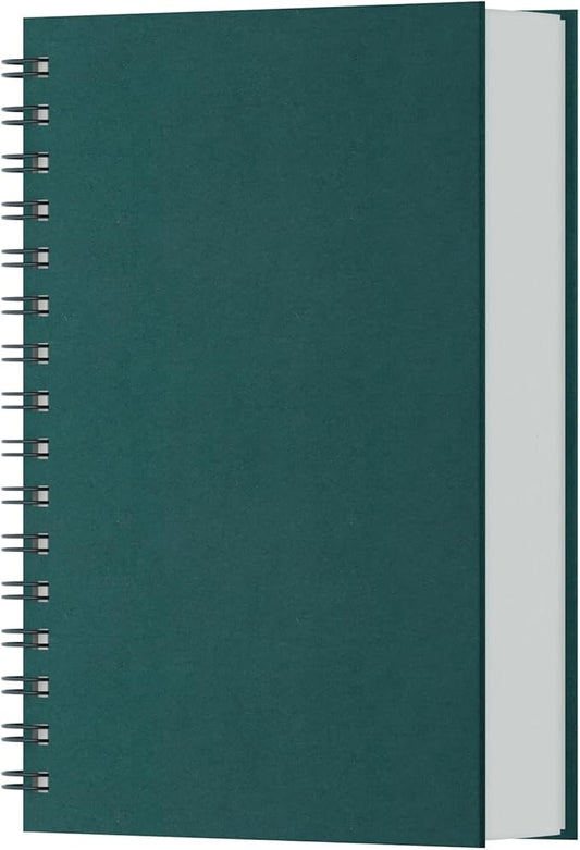 EUSOAR Notebook Spiral, 1 Pack A5 5.5"x8.3" Hardcover College Ruled Lined Journal, 240 Pages(120 Sheets) Writing Pads Professional Notebook for DIY Note Taking School Business Work Office Diary