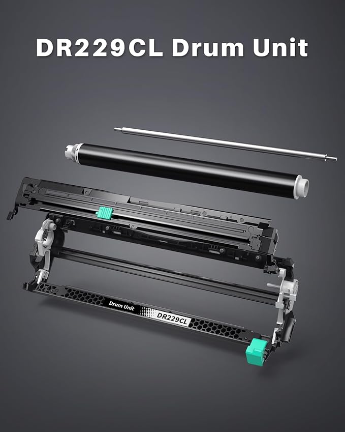 INK4U DR229CL Black Drum Unit Compatible Replacement for Brother DR-229CL DR229 Black Drum Unit for Brother HL-L3220CDW HL-L3280CDW MFC-L3720CDW MFC-L3780CDW HL-L3300CDW HL-L3295CD, 1 Black, No Toner
