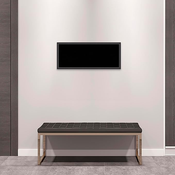 Amanti Art Black Cork Board for Wall, 13x31 Vision Board with Black Wood Frame, Medium Corkboard Office Decor for Home Organization, Traditional Corkboard Pinboard to Display Items for Home