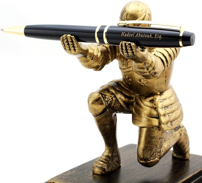 Free Engraving - Personalized Roller Ballpen, Ballpoint pen, Refillable Pens, Retractable Medium Refill Pen Black Ink, Custom Gifts for Men, Women, Classy Gift Box