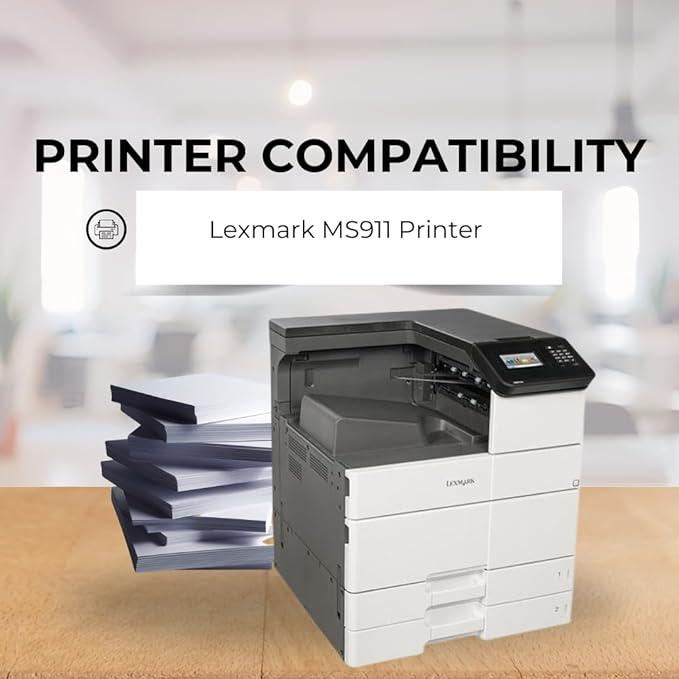 Toner Pros 54G0H00 Toner Cartridge – Compatible for Lexmark MS911 Printer– Yield 32,500 Pages, Black, 1 Pack