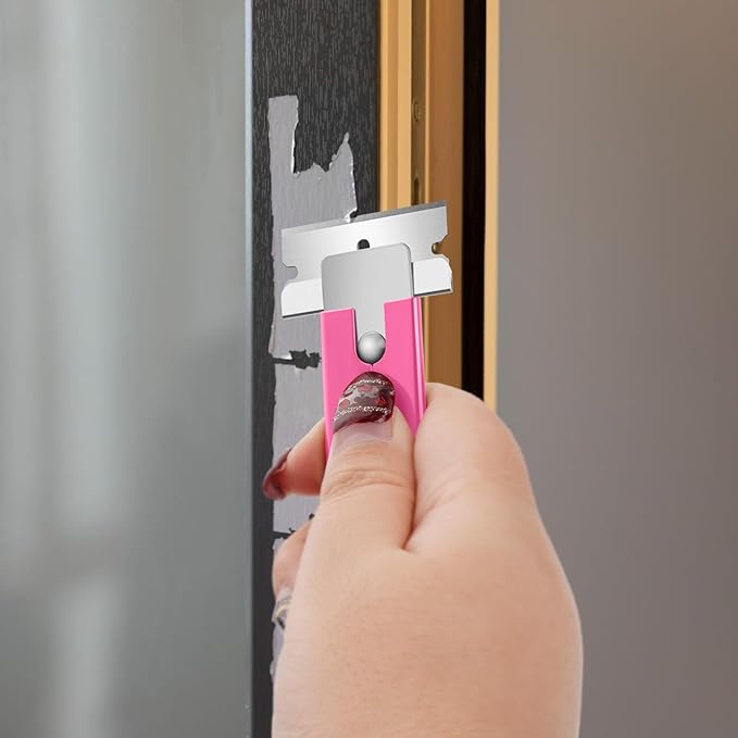 DIYSELF 48-Pack Box Cutters, Pink Utility Knife, Letter Openers with Single Edge Razor Blade, Box Cutter Retractable for Letters, Packages, and Paper, Box Opener, Lightweight Razor Knife (Pink)