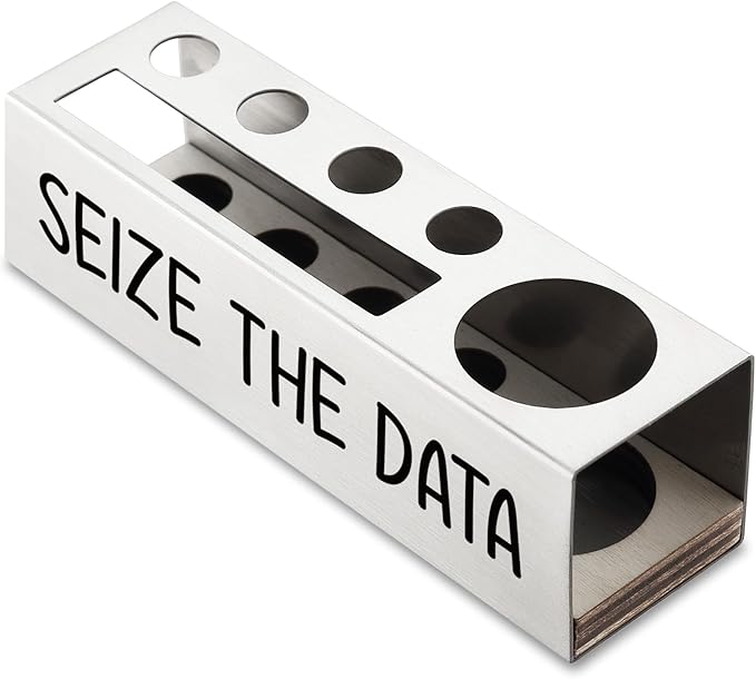 Seize The Data Desk Decor Stainless Steel Pen Pencil Holders WCC59