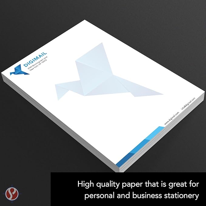 Bright White Paper - Multipurpose Office Print Writing Copy - Flyers, Posters, Design Proposals, Business Documents | 8.5 x 11 | 100lb Text (40lb Bond) | Acid Free Paper | 100 Sheets per Pack
