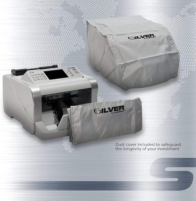 Money Counter Machine, USD EUR CAD GBP MXN Quick Mixed Denomination Bill Counter, 5-Point Counterfeit Detection UV/MG/IR/DD/MT/DBL/HLF/CHN, S6500
