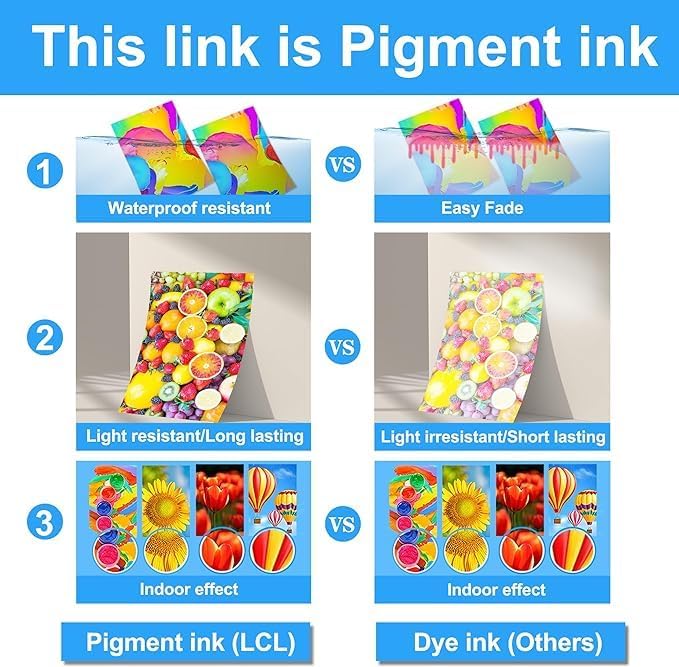 LCL Compatible LC406 LC406XLCS,LC406XLMS,LC406XLYS 3-Color High Yield Pigment Ink Cartridge Replacement for Brother MFC-J4335DW MFC-J4345DW MFC-J4535DW MFC-J5855DW MFC-J5955DW MFC-J6555DW MFC-J6955DW