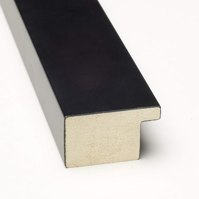 Amanti Art Black Cork Board for Wall, 14x20 Vision Board with Black Wood Frame, Small Corkboard Office Decor for Home Organization, Modern Contemporary Corkboard Pinboard to display items for home