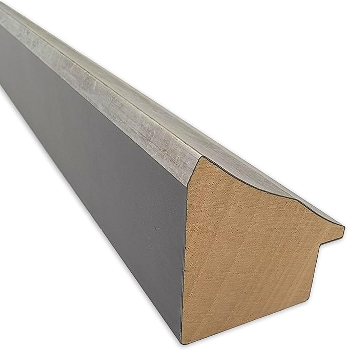 Amanti Art Natural Cork Board for Wall, 27x39 Vision Board with Silver Wood Frame, Large Corkboard Office Decor for Home Organization, Modern Contemporary Corkboard Pinboard to display items for home