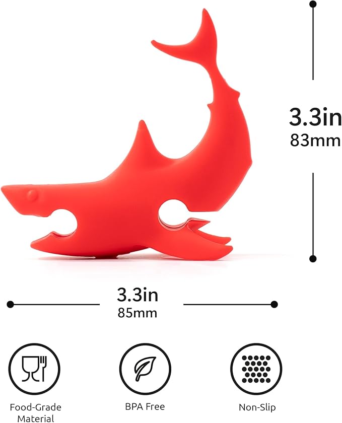 Li&Zhao Funny Pen Pencil Holder Stand for Desk - 3 PCS Desk Pen Holders Shark Pen Stand Cute Pen Holder for Desk Pen Display for Kids Desk Organizer Cute Office Decor