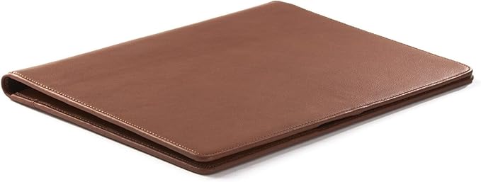 Leatherology Cognac Folder with Pockets & Pen Holder