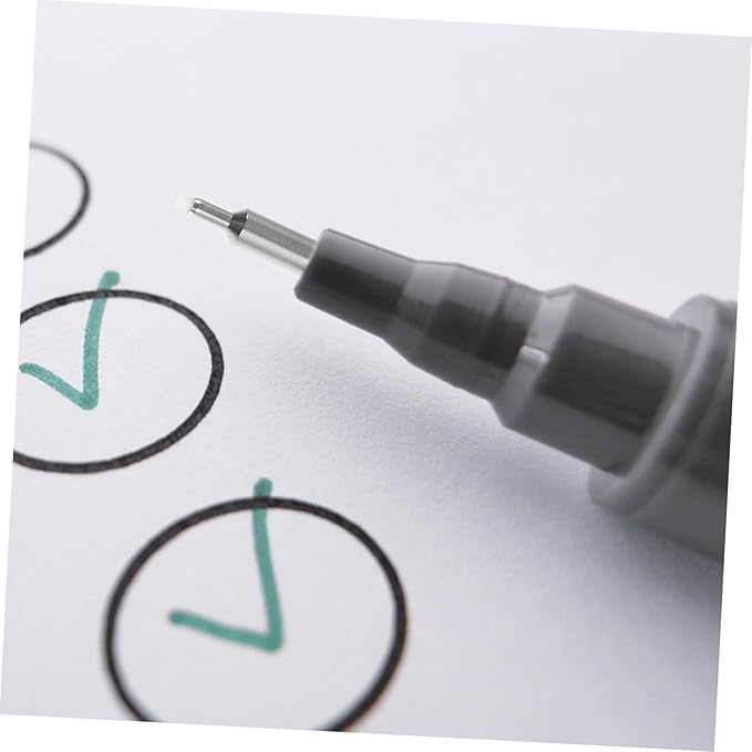 20pcs 0.5mm Fine Tip Replacement Nibs for Paint Markers - Universal Pen Nibs for Refillable Paint Pens- Empty Barrel Accessories for Acrylic Markers