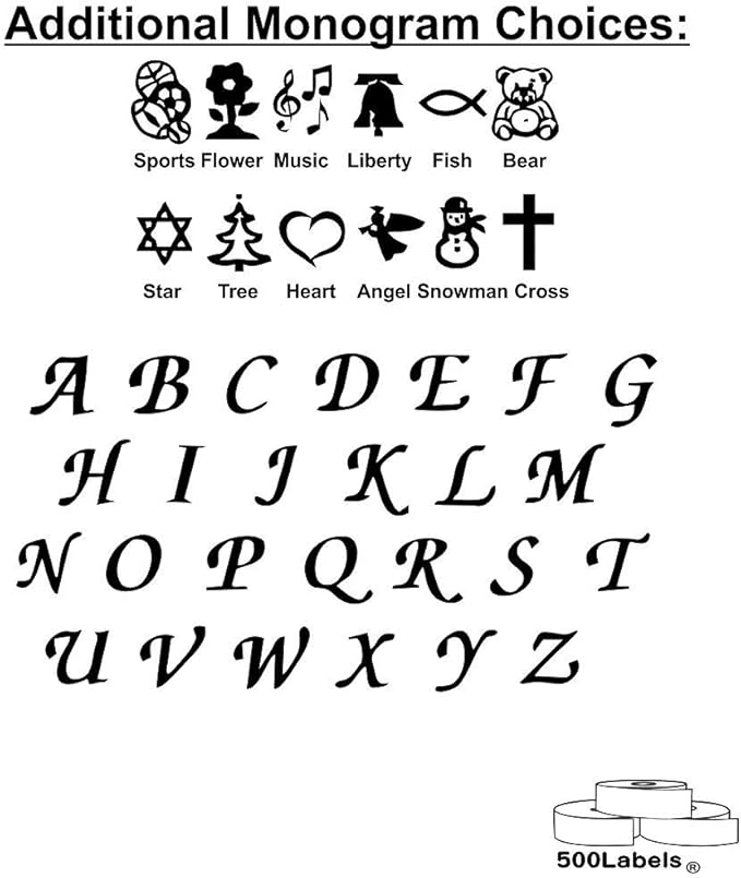 Return Address Labels - Roll of 500 Personalized Labels (Clear)