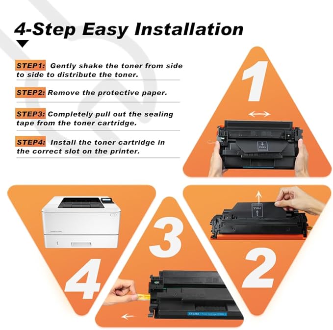 v4ink 2-Pack Compatible 26X Toner Cartridge Replacement for HP 26X CF226X Toner Cartridge High Yield Black Ink for HP Pro M402n M402dn M402dne M402dw MFP M426fdw M426fdn M426dw M402 M426 New Version