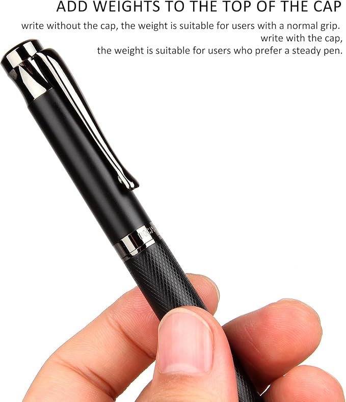 Liquid Ink Rollerball Pens - Fine Line Nice pen, Writing Pens for Journal and Office Supplies, Fancy Pen Gift Box for Father's Day or Mother's Day And Other Festivals(Green)