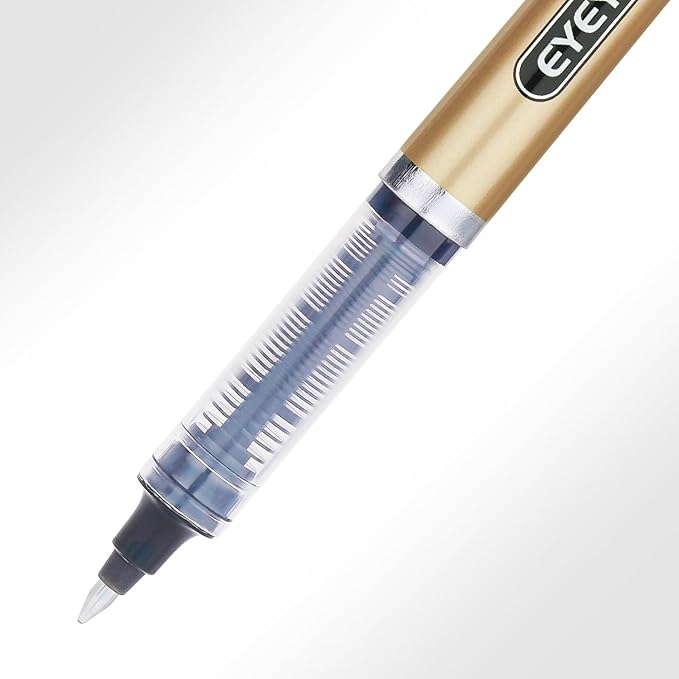 EYEYE Liquid Ink Rollerball Pens 12 Pack 0.7mm Medium Point 3 Color, Quick Dry Smooth Writing Pens for Journaling, Office, School & Note Taking Supplies