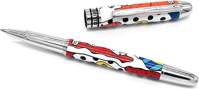 Britto Premium Rollerball Pen - Extra Fine Point with 0.5mm Premium-Grade Refillable Liquid Black Ink, Smooth Precision Writing & Quick Drying Pen for Journaling (Japanese, Camouflage)