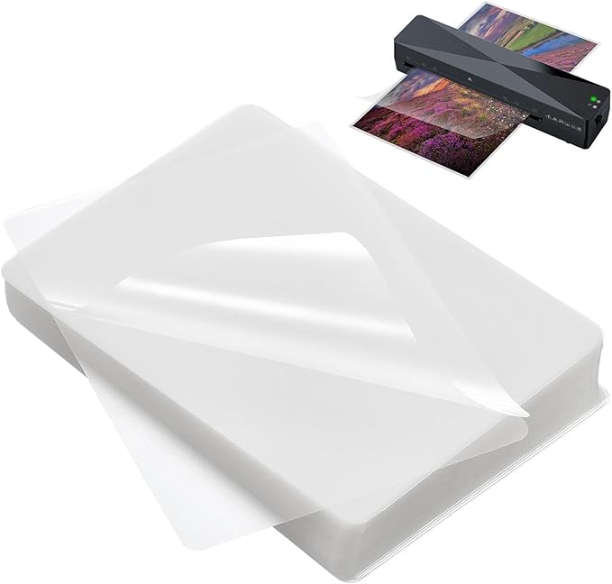 Coopaty Thermal Laminating Pouches, 9 x 11.5-Inches, 5mil, 100 Pack