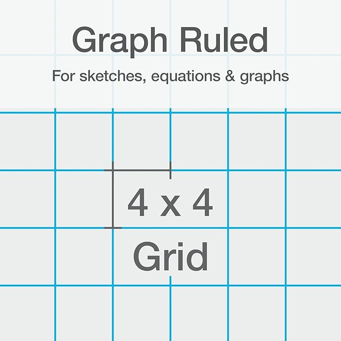 Oxford Composition Notebook 12 Pack, School Supplies, Notebooks for School, 4 x 4 Graph Ruled Paper, 7.5 x 9.75 Inches, 80 Sheets, Assorted Color Covers: Green, Purple, Red, Blue (63718)