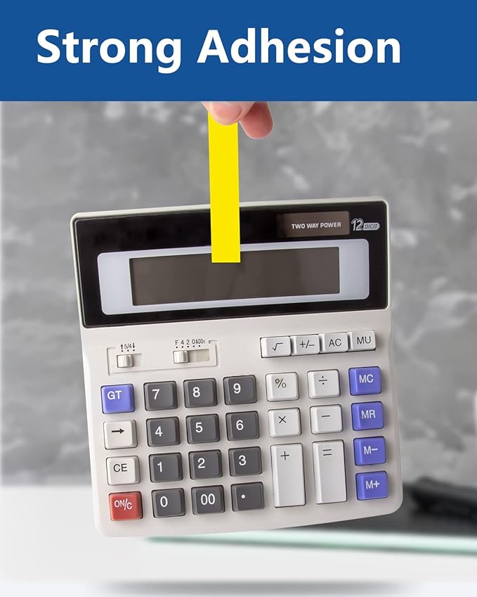 Tze Tz Tape 24mm 0.94 Laminated Yellow Compatible for Brother P Touch Label Maker Tape TZe-651 TZe651 Label Tape for PT D600 D610 P710BT P910BT, Black on Yellow, 0.94 Inch x 26.2 Feet, 3-Pack