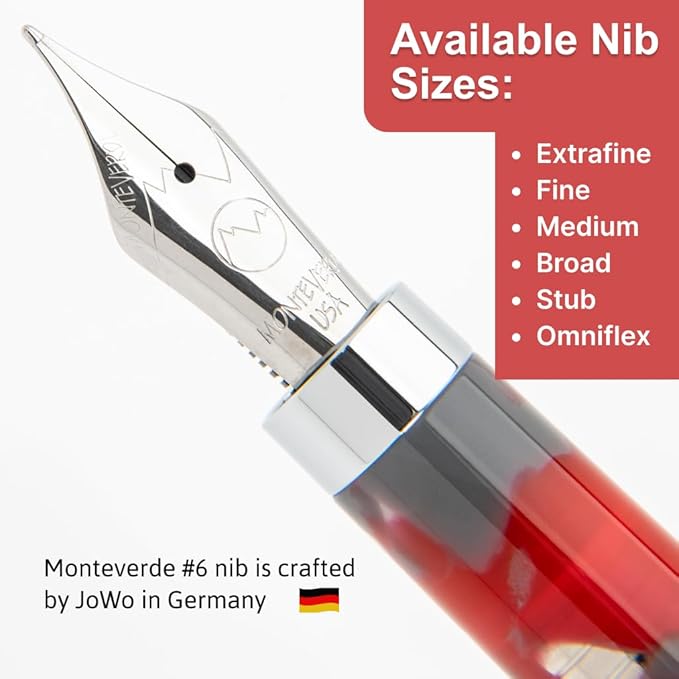 Monteverde Ruby Mountain Fountain Pen - EF