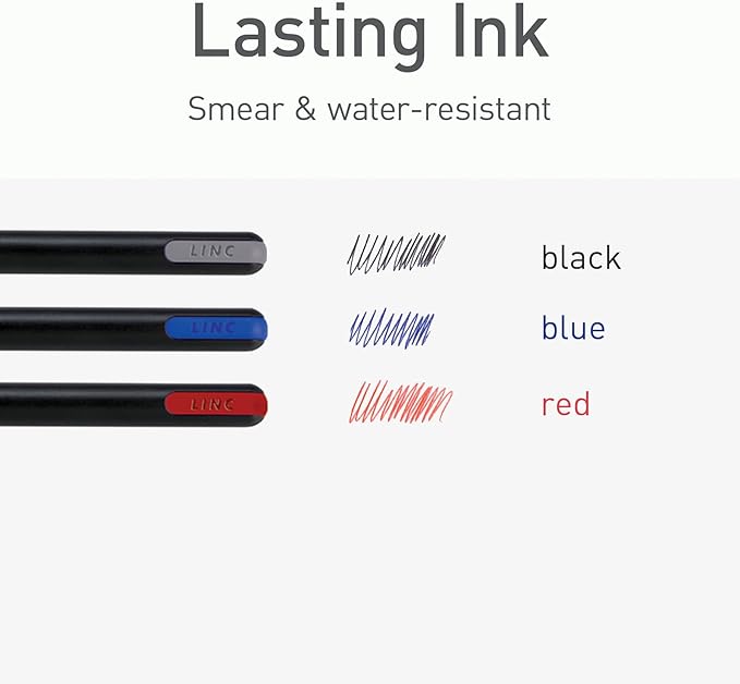 Pentonic Ballpoint Pens, 25 Count, Black, Red & Blue Colored Ink, 0.7 mm Fine Point, Smooth Writing For Journaling & Note Taking (PEN12126)