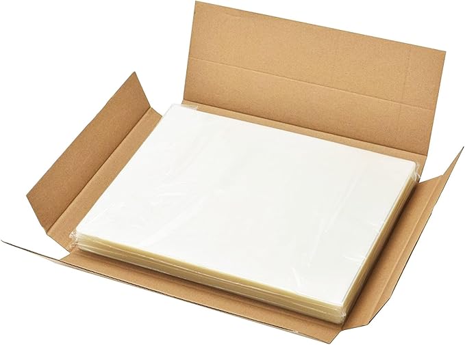 50 PackThermal Laminating Pouches, 9 x 11.5 Inches, 5 Mil Thick Clear Laminating Sheets