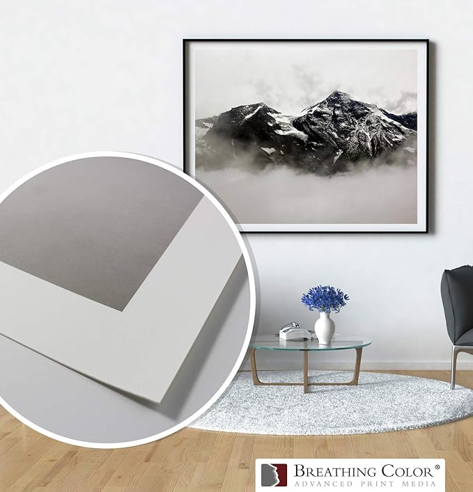Optica One is a Luxurious 300 gsm Smooth Matte Fine Art Inkjet Paper Featured in a 60"x40' Roll; Its Bright White Color Makes It Ideal for Black and White and Color Prints. 100% Archival Certified