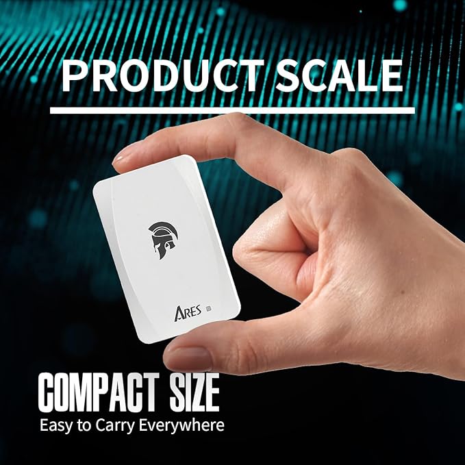 DATO External SSD 2TB, Portable SSD External Solid State Drive, USB 3.2 Gen 2x1 Type C Up to 1050/1000 MB/s, Super Light and Compact Portable Solid State Drive - ARES Torch