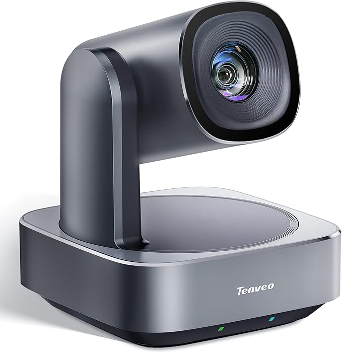 Tenveo VLoop 11X Optical Zoom PTZ Camera Conference Camera, USB3.0/HDMI FHD 1080P 60FPS, for Video Conferencing Live Streaming Church Services Worship Events Business Meeting, Red Dot Design Winner