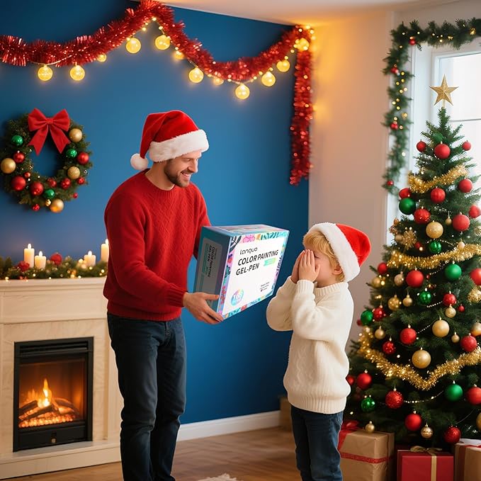 Gel Pens For Coloring, 168 Pack Colored Pens for Black Paper & White Paper, 0.6MM Fine Point Pens for Coloring, Writing, Drawing, Journaling, Note Taking, School, Office, Home