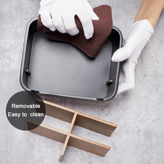 Stylish Desk Organizers and Remote Control Holders in Black, Pen Phone Holder Organizer, Multi-Purpose Caddy Storage Accessories for Office Desktop Coffee Table Bedside Nightstand