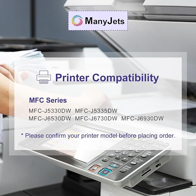 LC3019XXL Compatible Ink Cartridge Replacement for Brother LC3019 LC3019XXL LC3017 Work with Brother MFC-J5330DW MFC-J6930DW MFC-J6530DW MFC-J5335DW MFC-J6730DW Printer (2C,2M,2Y,6-Pack)