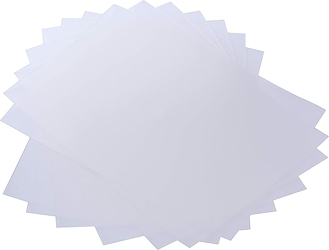 Rayson Frosted Binding Covers - 15 mil Polypropylene (PP) Matte Finish, 8.5" × 11", Durable Un-Punched Plastic Binding Covers, 50/Pack (PP450MT)