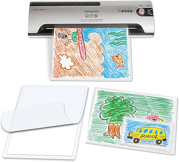 Coopaty Thermal Laminating Pouches, 9 x 11.5-Inches, 3 Mil Thick, Clear Laminating Sheets (100 Pack)
