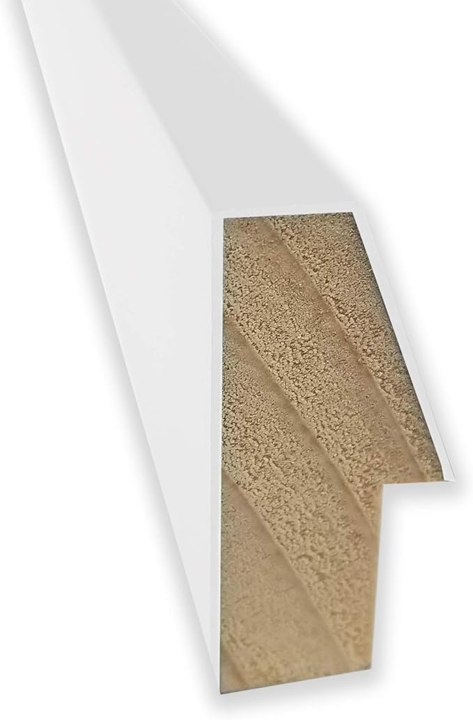 Amanti Art Natural Cork Board for Wall, 29x45 Vision Board with White Frame, Oversize Corkboard Office Decor for Home Organization, Modern Corkboard Pinboard to Display Items for Home Organization in